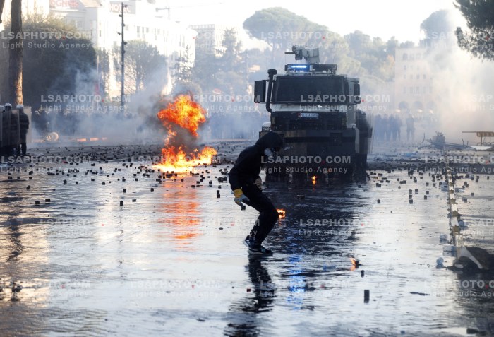 Dita e Peste e Protestes se Thirrur nga Studentet ne Tirane