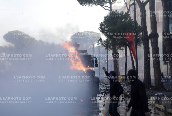 Dita e Peste e Protestes se Thirrur nga Studentet ne Tirane