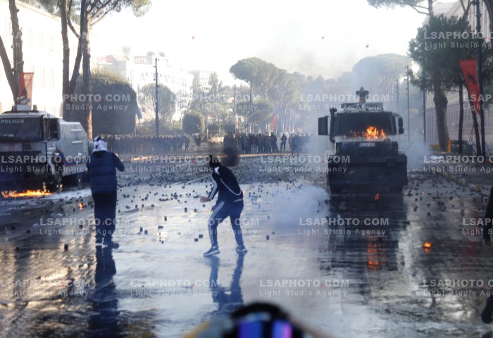 Dita e Peste e Protestes se Thirrur nga Studentet ne Tirane