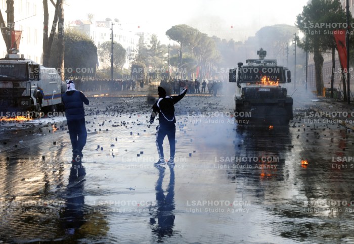 Dita e Peste e Protestes se Thirrur nga Studentet ne Tirane
