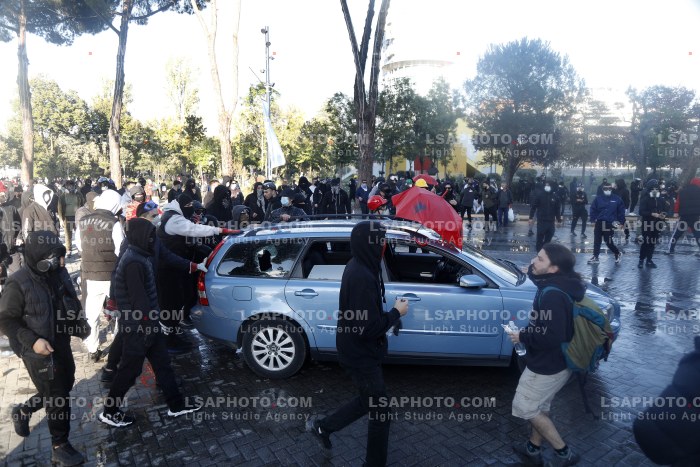 Dita e Peste e Protestes se Thirrur nga Studentet ne Tirane