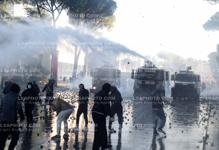 Dita e Peste e Protestes se Thirrur nga Studentet ne Tirane