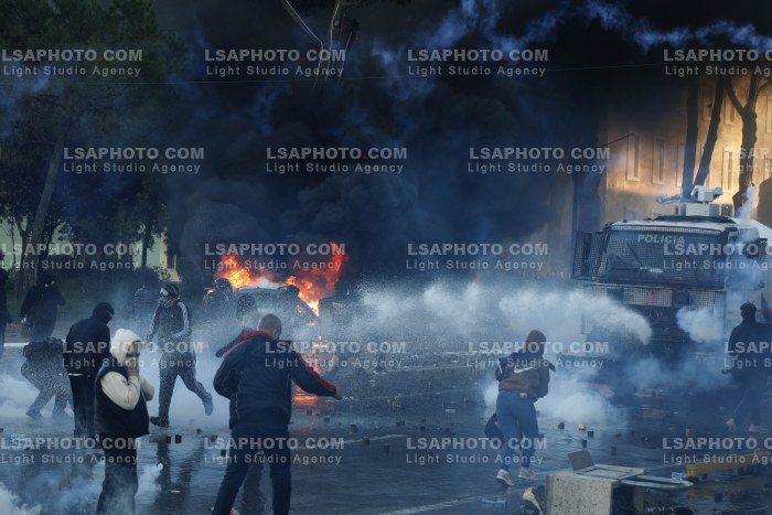 Dita e Peste e Protestes se Thirrur nga Studentet ne Tirane