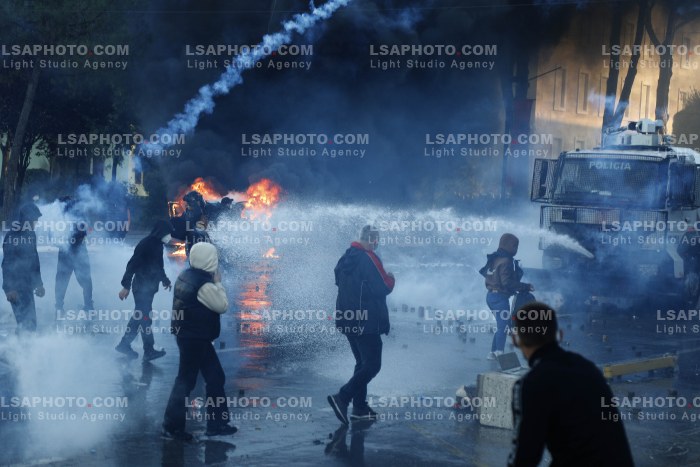 Dita e Peste e Protestes se Thirrur nga Studentet ne Tirane