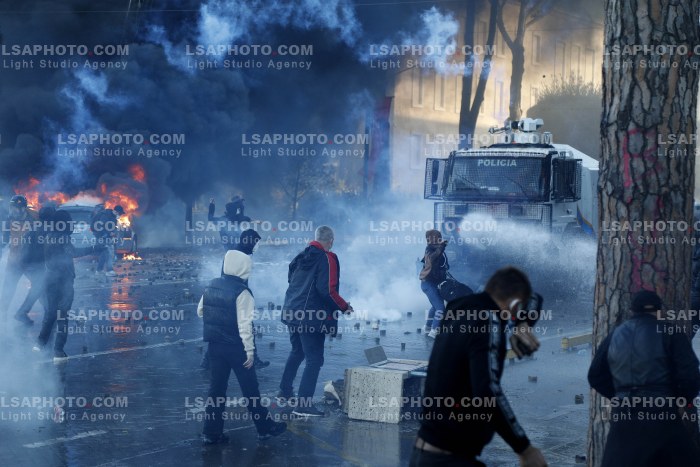 Dita e Peste e Protestes se Thirrur nga Studentet ne Tirane