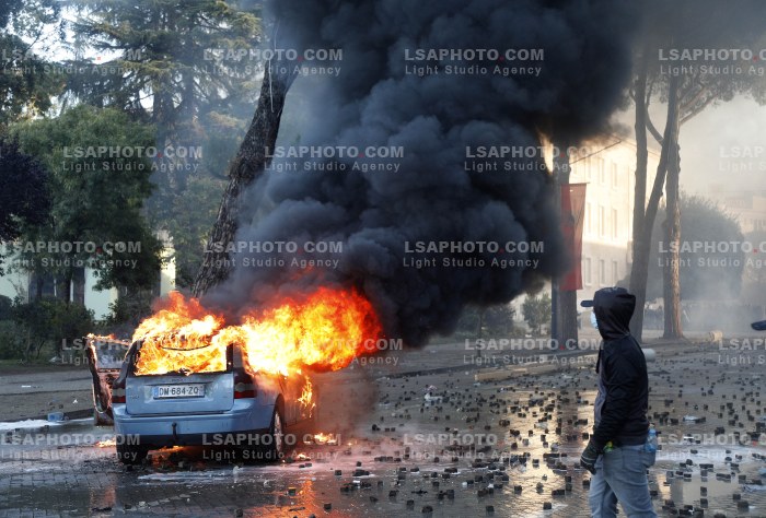 Dita e Peste e Protestes se Thirrur nga Studentet ne Tirane