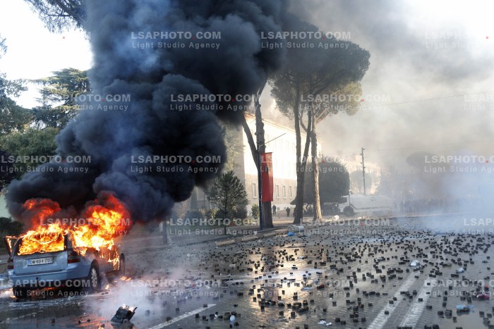 Dita e Peste e Protestes se Thirrur nga Studentet ne Tirane