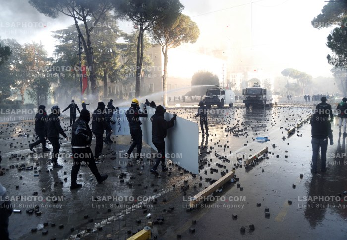 Dita e Peste e Protestes se Thirrur nga Studentet ne Tirane