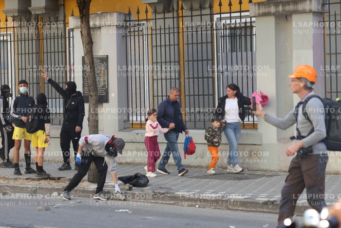 Dita e Gjashte e Protestes se Thirrur nga Studentet ne Tirane