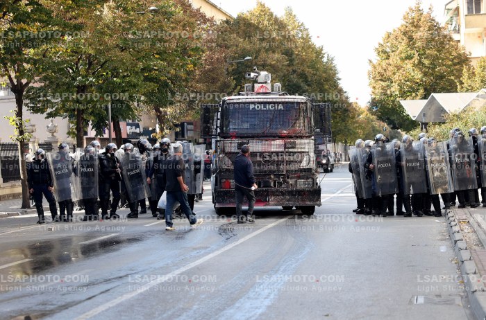 Dita e Gjashte e Protestes se Thirrur nga Studentet ne Tirane