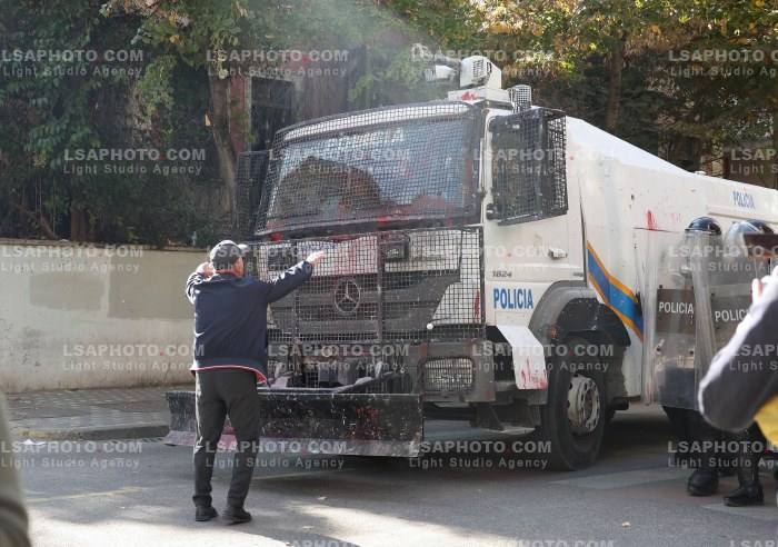 Dita e Gjashte e Protestes se Thirrur nga Studentet ne Tirane