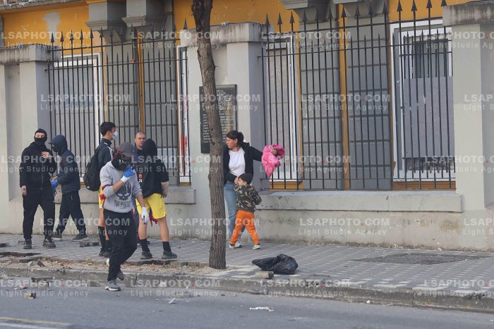 Dita e Gjashte e Protestes se Thirrur nga Studentet ne Tirane