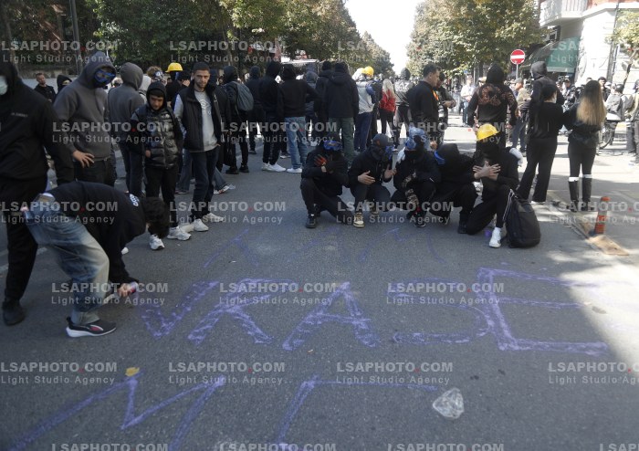 Dita e Shtate e Protestes se Thirrur nga Studentet ne Tirane