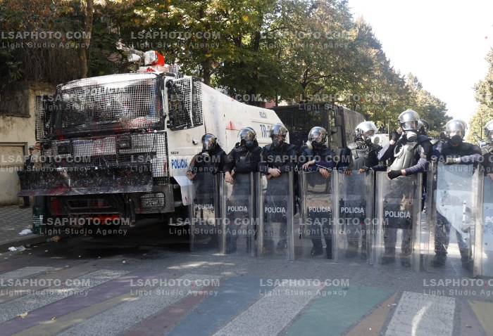 Dita e Shtate e Protestes se Thirrur nga Studentet ne Tirane
