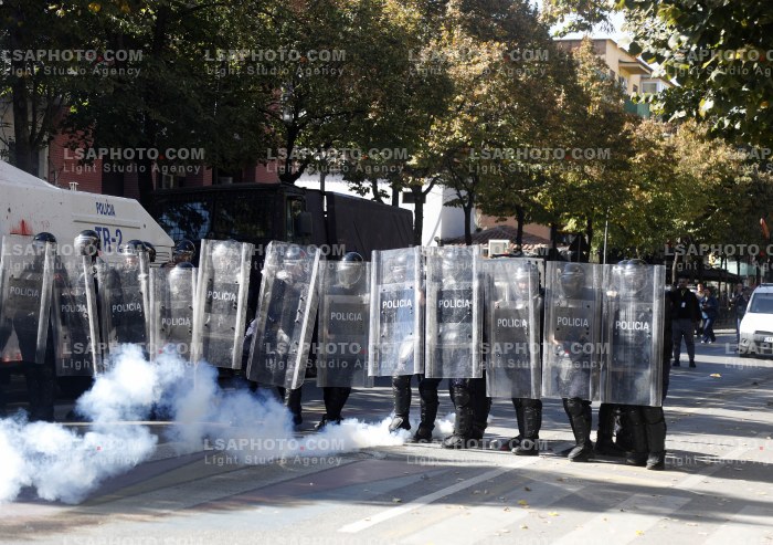 Dita e Shtate e Protestes se Thirrur nga Studentet ne Tirane