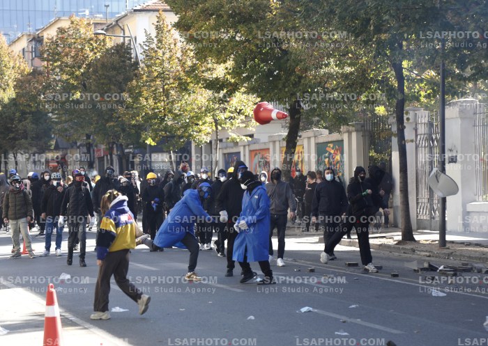 Dita e Shtate e Protestes se Thirrur nga Studentet ne Tirane