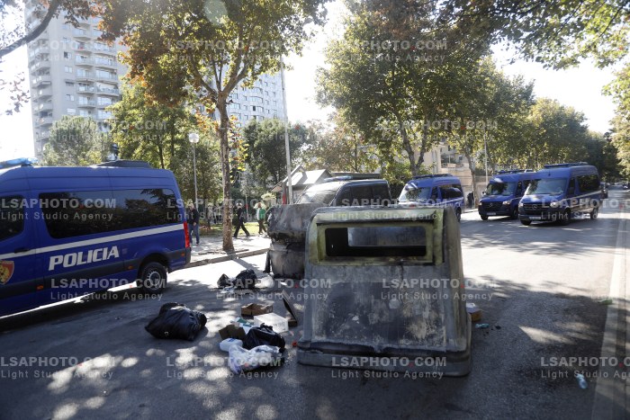 Dita e Shtate e Protestes se Thirrur nga Studentet ne Tirane