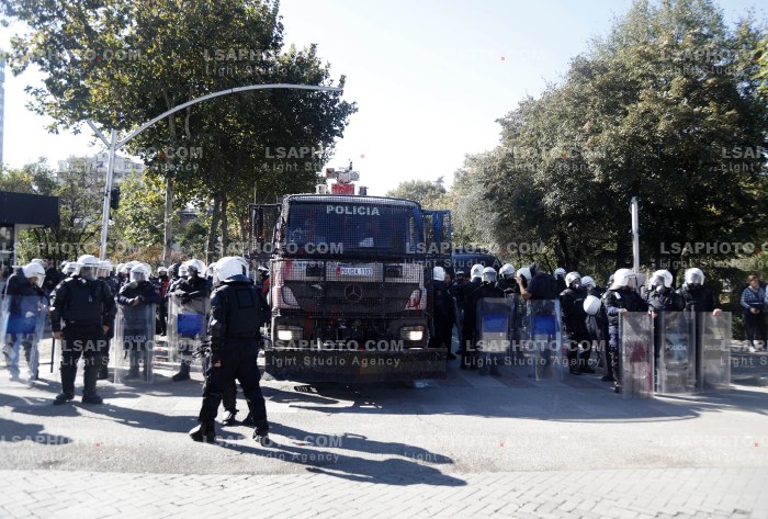 Dita e Shtate e Protestes se Thirrur nga Studentet ne Tirane