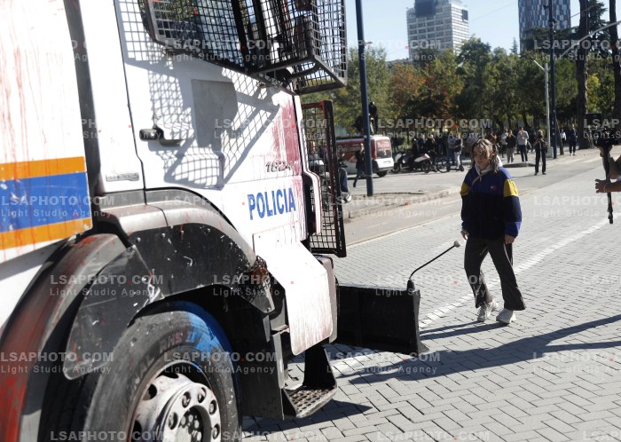 Dita e Shtate e Protestes se Thirrur nga Studentet ne Tirane