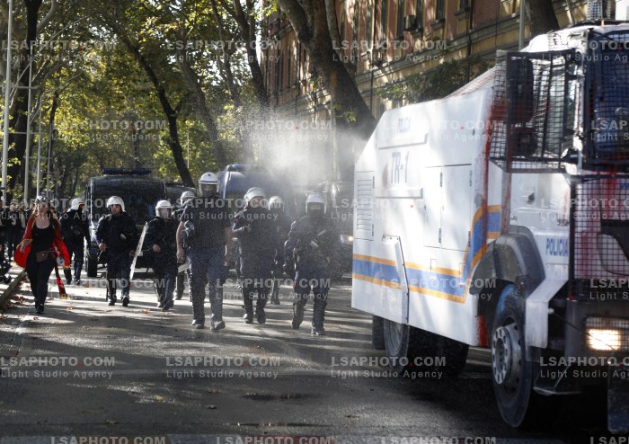 Dita e Shtate e Protestes se Thirrur nga Studentet ne Tirane