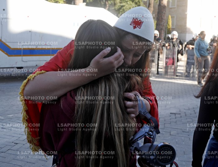 Dita e Shtate e Protestes se Thirrur nga Studentet ne Tirane