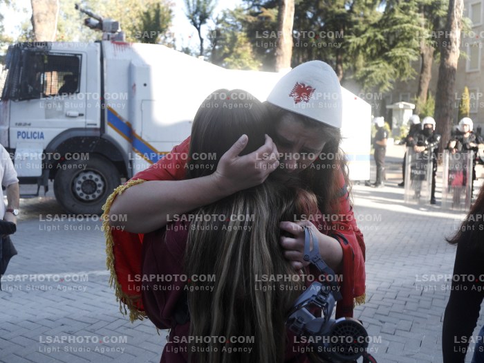 Dita e Shtate e Protestes se Thirrur nga Studentet ne Tirane
