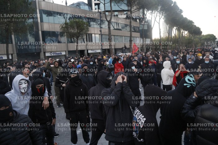 Dita e Shtate e Protestes se Thirrur nga Studentet ne Tirane