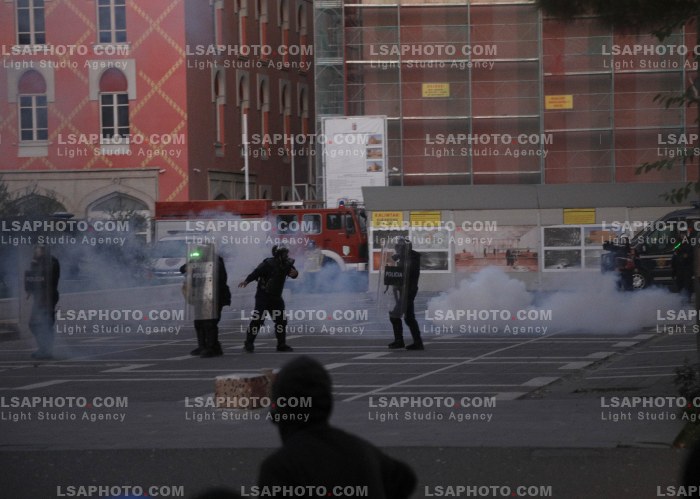 Dita e Shtate e Protestes se Thirrur nga Studentet ne Tirane