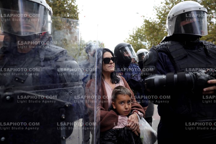 PROTEST CALLED BY STUDENTS IN FRONT OF PARLIAMENT