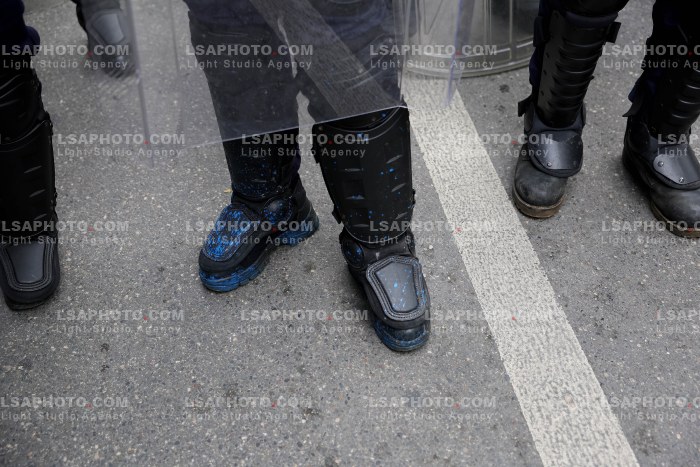 Protesta e Thirrur nga Studentet Perpara Parlamentit