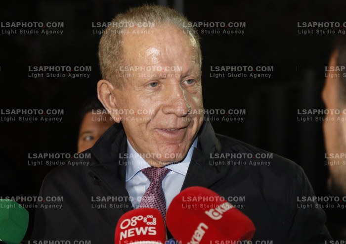 Businessman Behgjet Pacolli in SPAK