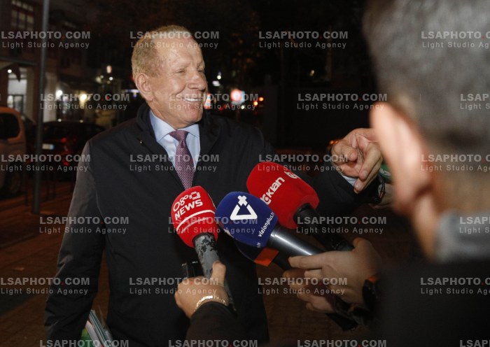 Businessman Behgjet Pacolli in SPAK