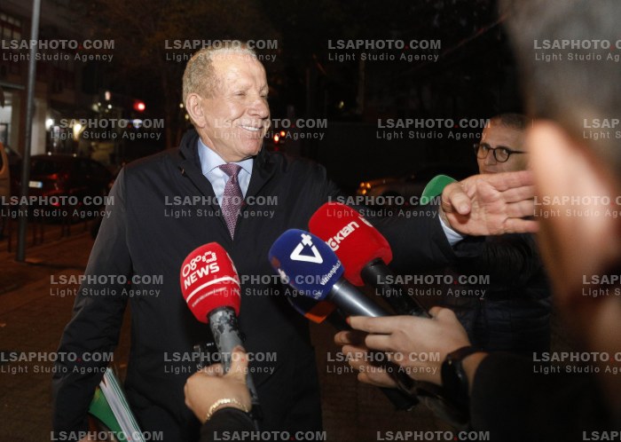 Businessman Behgjet Pacolli in SPAK