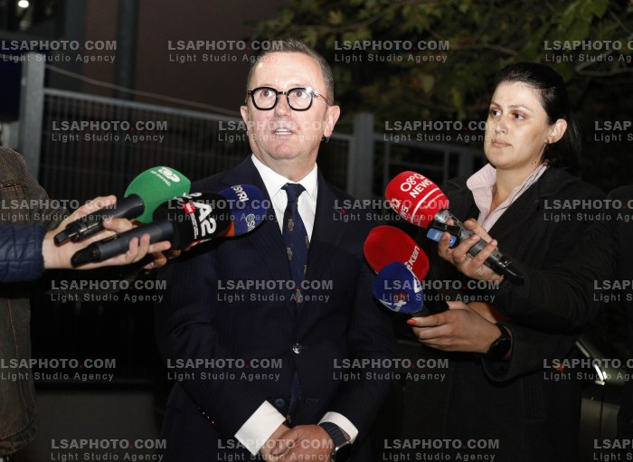 Businessman Behgjet Pacolli in SPAK